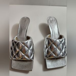 Bottega Veneta silver / size 37 1/2 New.